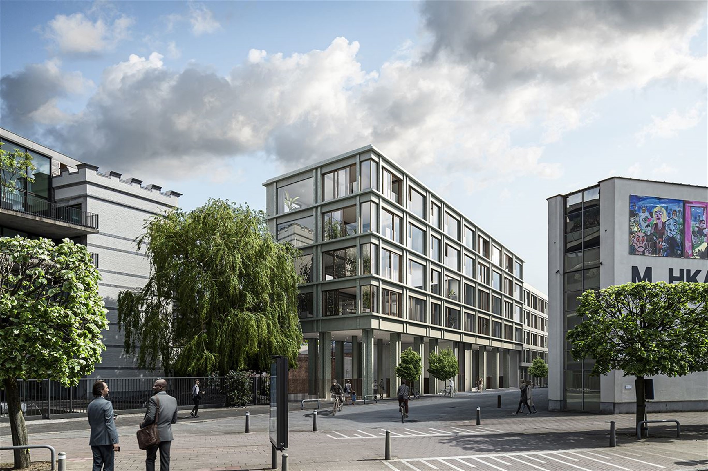 Gelegen in het hart van Het Zuid in Antwerpen, zeer luxueuze appartementen en penthouses.